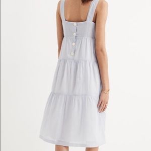 Madewell striped midi dress